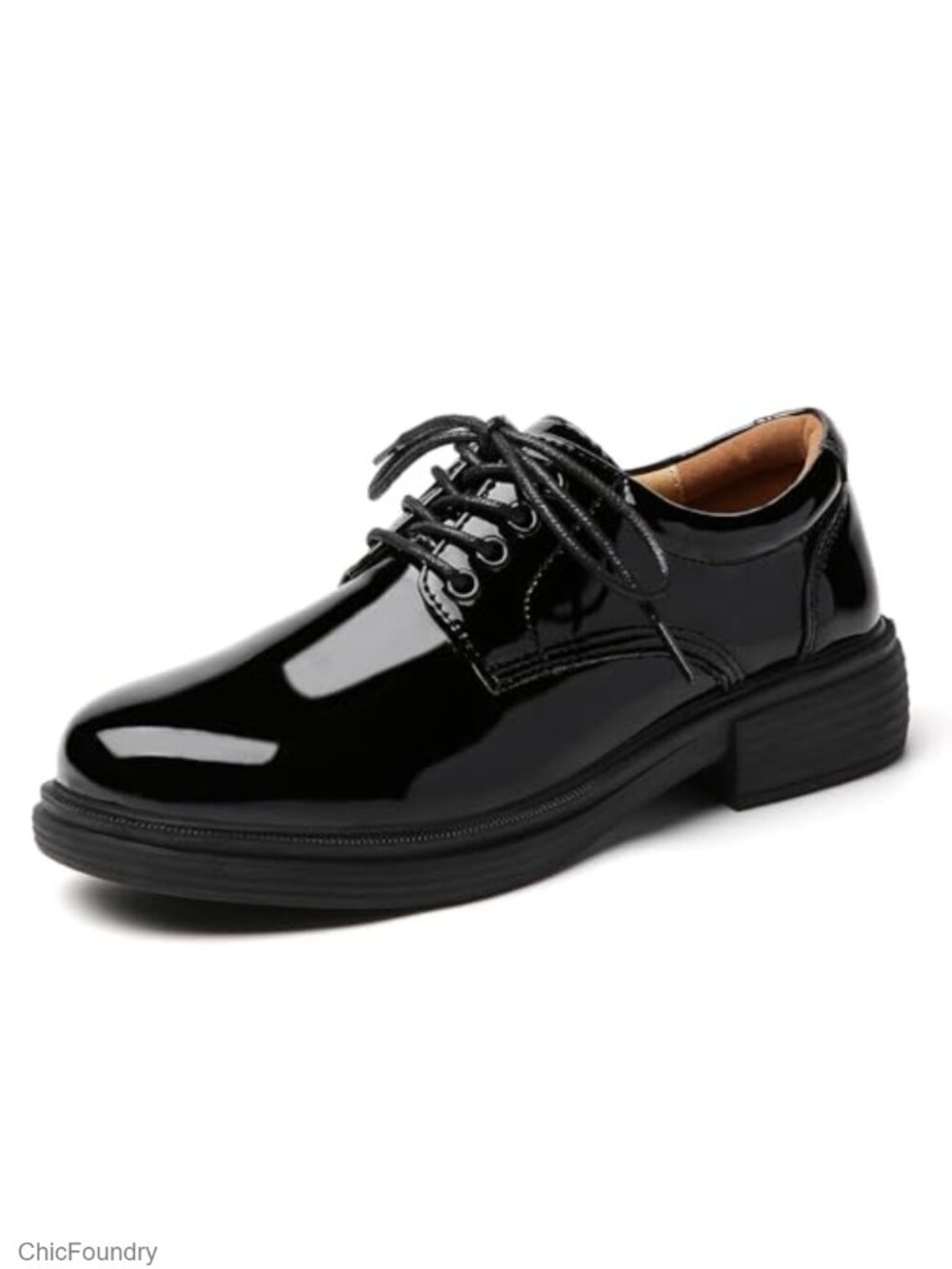Womens Oxford Shoes Platform Leather Lace Up Comfortable Dressy Work Office